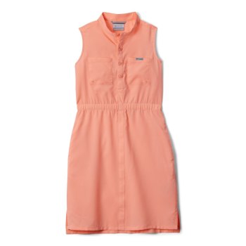 Columbia PFG Tamiami Sleeveless, Vestidos Rosas Para Niña | 720684-AOR